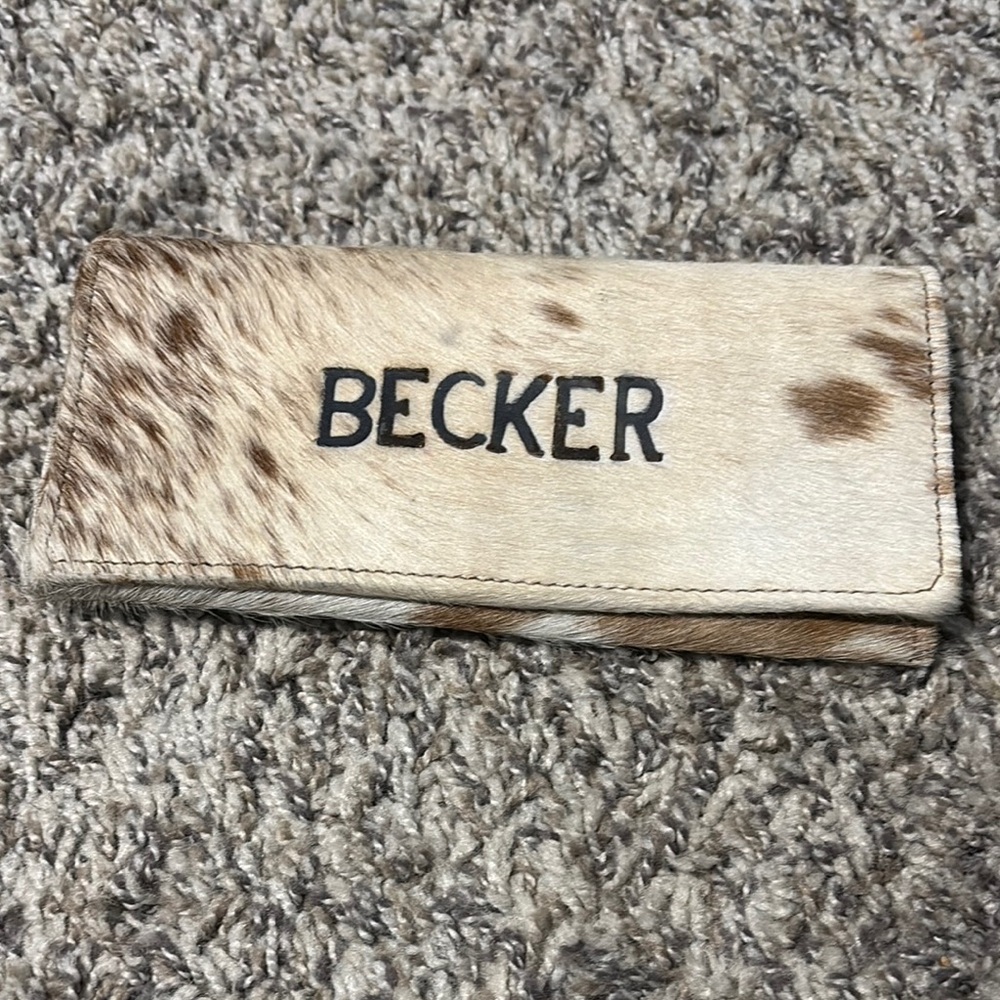 Animal Print Leather Wallet